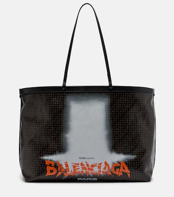 Tote Bag Snob Large aus Canvas mit Leder | Balenciaga