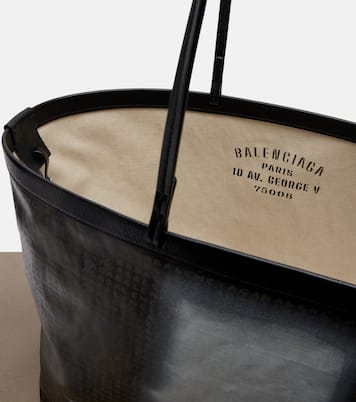 Tote Bag Snob Large aus Canvas mit Leder | Balenciaga