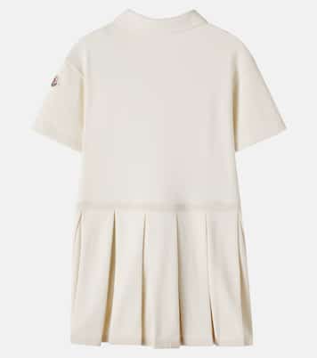 Pleated polo dress | Moncler Enfant