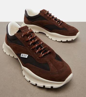 Suede sneakers | Prada