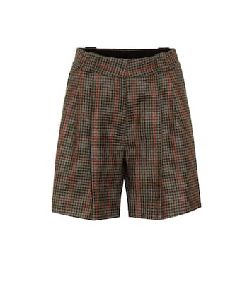 Fell checked wool shorts | Blazé Milano