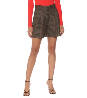Fell checked wool shorts | Blazé Milano