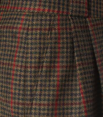 Fell checked wool shorts | Blazé Milano