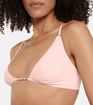 Haut de bikini triangle à ornements | Stella McCartney
