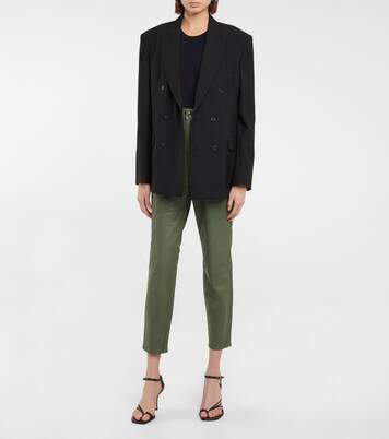 High-Rise-Hose Manuela aus Leder | Rta