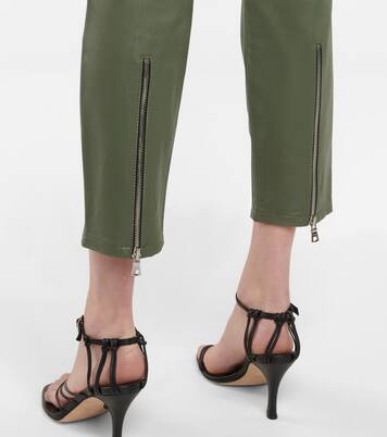 High-Rise-Hose Manuela aus Leder | Rta