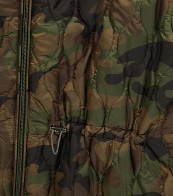 Hooded camouflage cape | Il Gufo