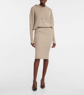 Midikleid aus einem Kaschmirgemisch | Tom Ford