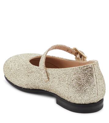Baby glittered ballet flats | Il Gufo