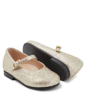 Baby glittered ballet flats | Il Gufo