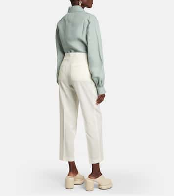 Pantalon droit en laine | Jil Sander