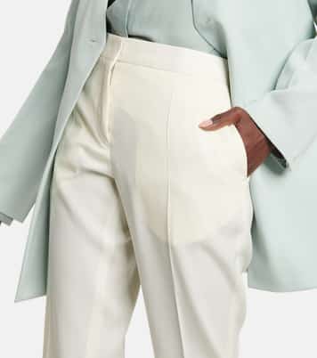 Pantalon droit en laine | Jil Sander
