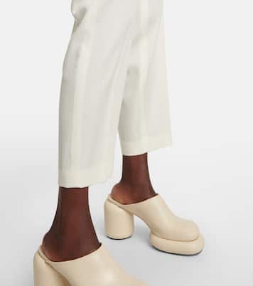 Pantalon droit en laine | Jil Sander
