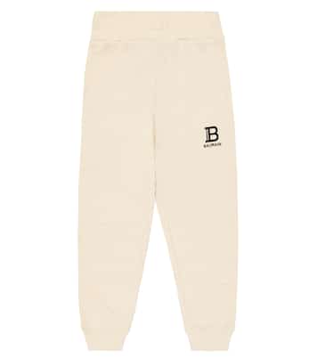 Logo cotton sweatpants | Balmain Kids