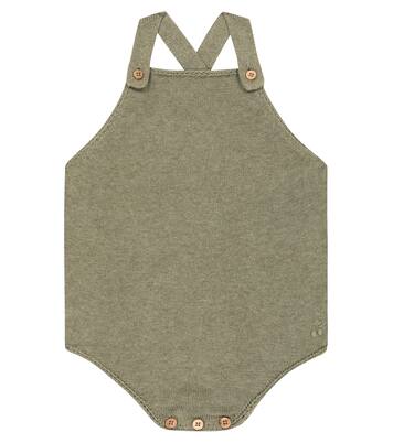 Baby Tonie cotton and cashmere romper | Bonpoint