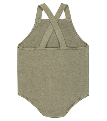 Baby Tonie cotton and cashmere romper | Bonpoint