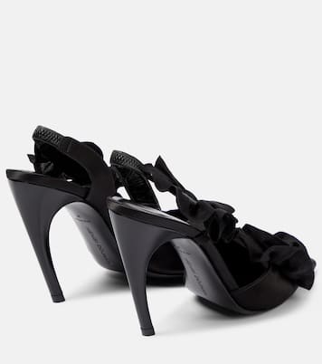 Pumps slingback in raso | Nensi Dojaka