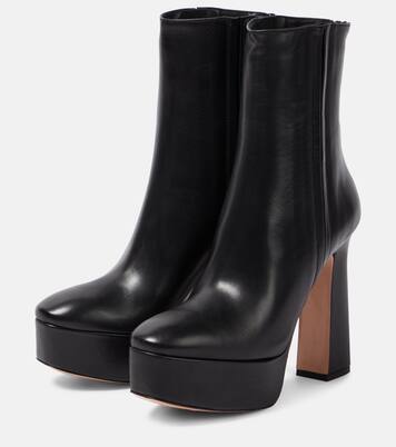 Ankle Boots Groove aus Leder | Aquazzura