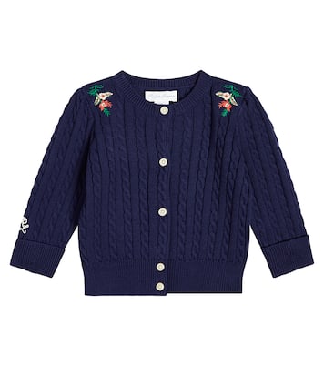 Baby cable-knit cotton cardigan | Polo Ralph Lauren Kids