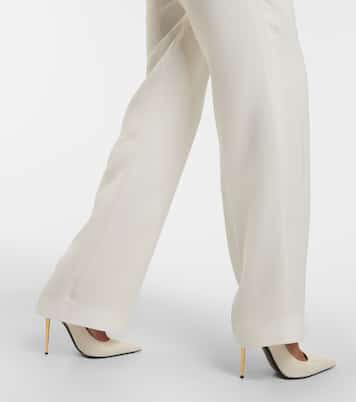 Weite Hose aus Seiden-Georgette | Tom Ford