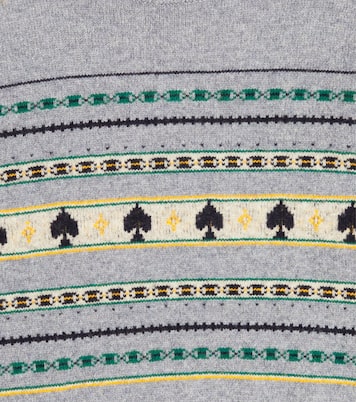 Pull Branco en jacquard de laine | Bonpoint