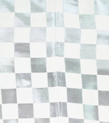 Bow-detailed metallic top | Caroline Bosmans