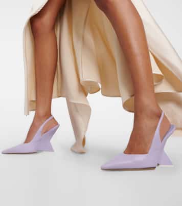 Slingback-Pumps Cheope 105 aus Leder | The Attico