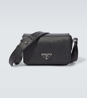 Logo saffiano leather shoulder bag | Prada