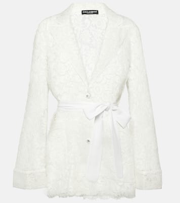 Bow-detail lace jacket | Dolce&Gabbana