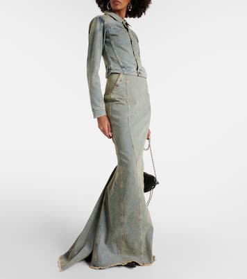 Gonna lunga di jeans Caudal Fin | Entire Studios