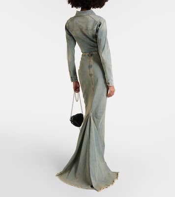 Gonna lunga di jeans Caudal Fin | Entire Studios