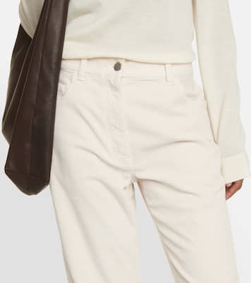 Pantalon évasé Dan en velours côtelé | The Row