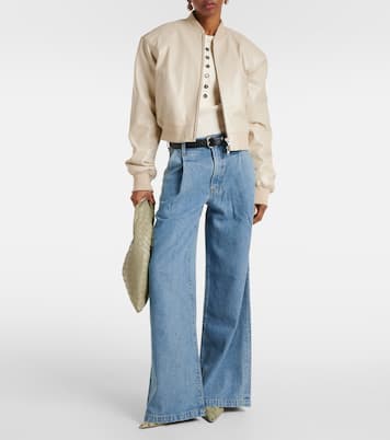 Mid-Rise Wide-Leg Jeans Ellis | Agolde