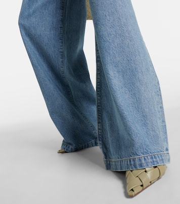 Mid-Rise Wide-Leg Jeans Ellis | Agolde