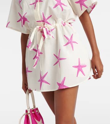 Starfish cotton poplin minidress | Valentino