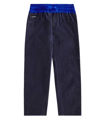 Logo denim sweatpants | Dolce&Gabbana Kids
