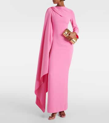 Lydia垂褶长礼服 | Solace London