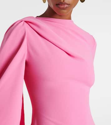 Lydia垂褶长礼服 | Solace London