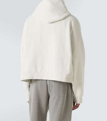 Heavy Hood cotton jersey hoodie | Entire Studios