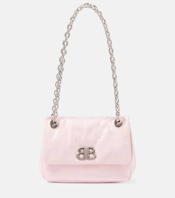 Monaco Mini leather shoulder bag | Balenciaga