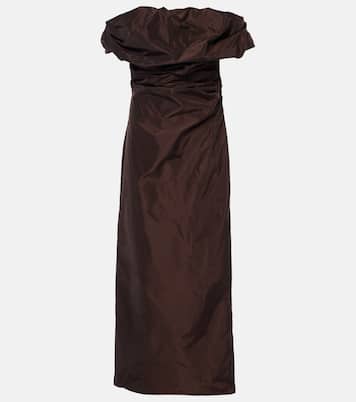 Robe longue Andrea à encolure bardot | Staud