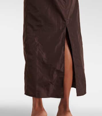 Robe longue Andrea à encolure bardot | Staud