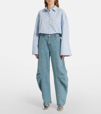 High-Rise Barrel Jeans | Rotate