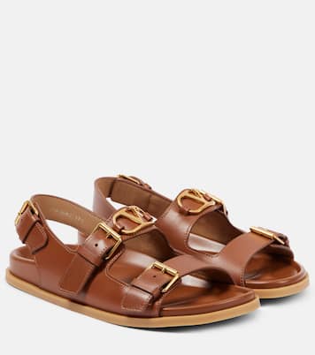 VLogo Signature leather sandals | Valentino Garavani