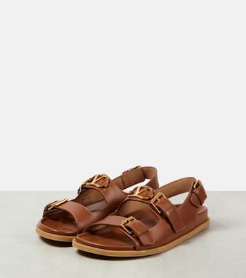 VLogo Signature leather sandals | Valentino Garavani
