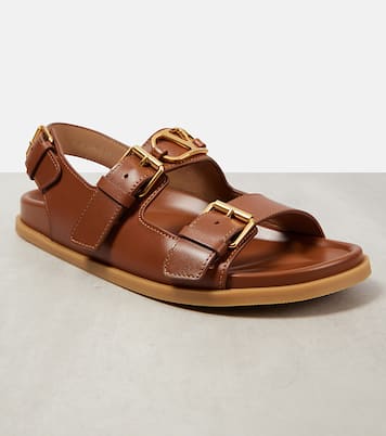 VLogo Signature leather sandals | Valentino Garavani