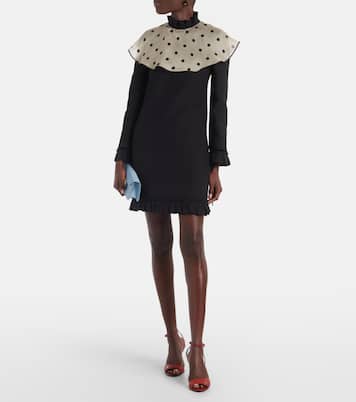 Crepe Couture polka-dot minidress | Valentino