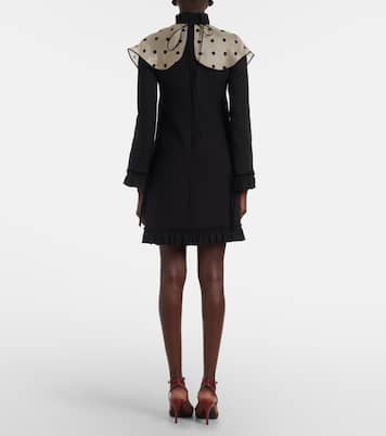 Crepe Couture polka-dot minidress | Valentino