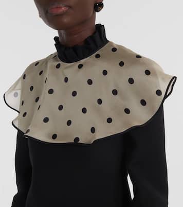 Crepe Couture polka-dot minidress | Valentino