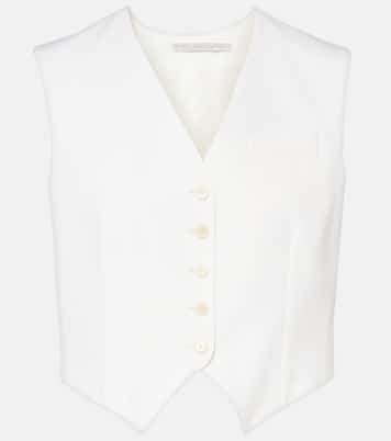Cropped wool vest | Stella McCartney